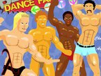 Photo sex of the Beefcake Dance Party on the gay sex games